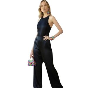 Victoria's Secret Sporty Wide Leg Jumpsuit with pockets- Size Lg EUC $128 retail
